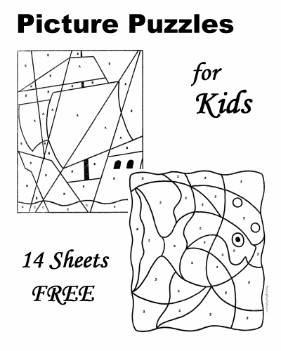 Free Picture Puzzles for Kids!