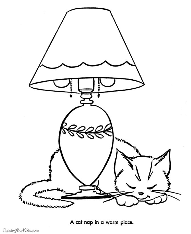 Coloring Pages of Cats