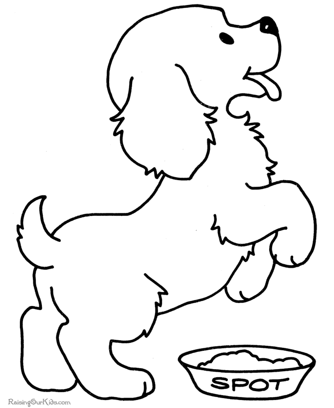 d for dog coloring pages - photo #42