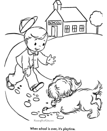 Coloring pages of dogs