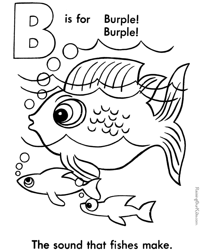 Free printable picture - Fish