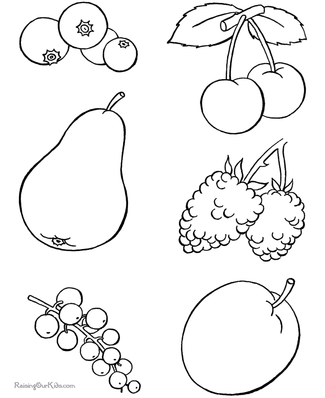 Food coloring page to print
