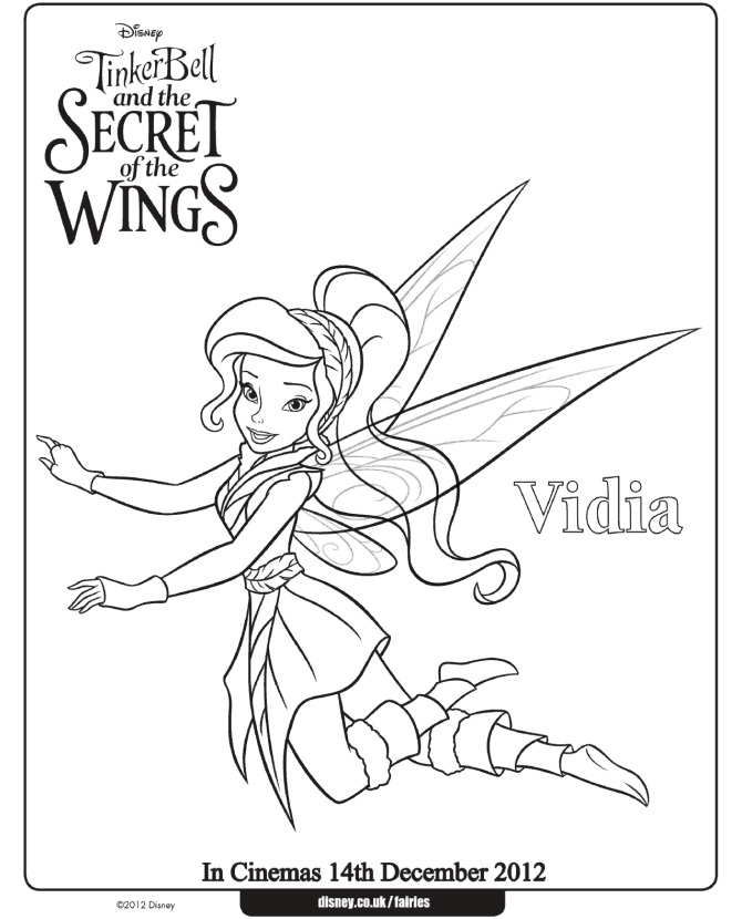 Vidia coloring pages