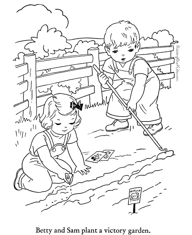 agriculture Colouring Pages