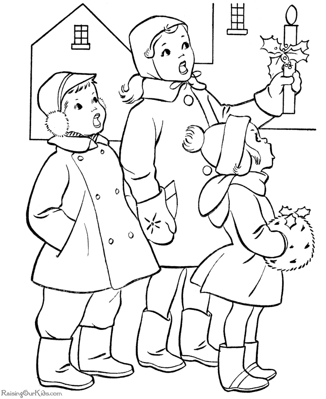 a christmas carol coloring pages - photo #33