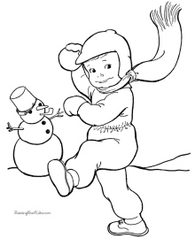 Snowman printables