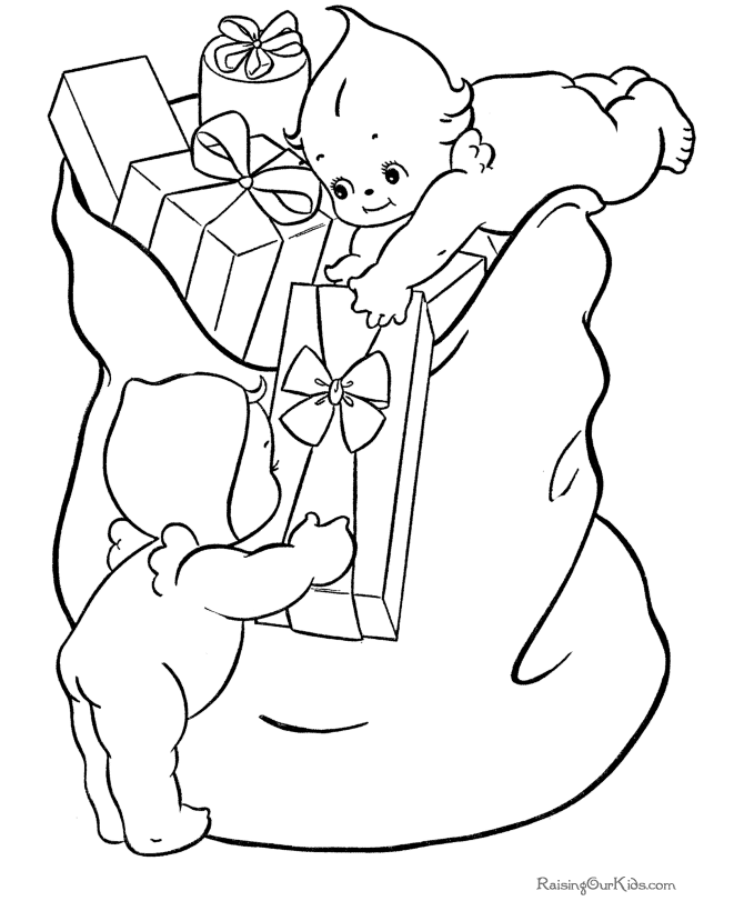 Christmas Toys Coloring Pages!