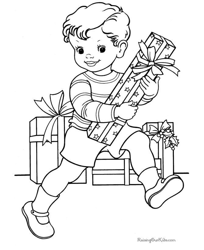 Free Printable Christmas Coloring Sheets For Toddlers
