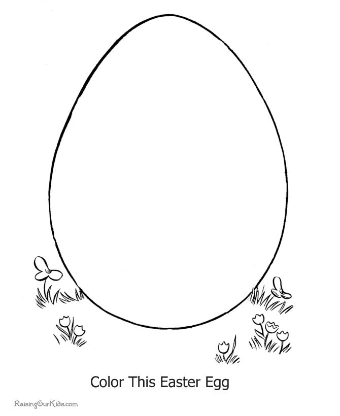 kaboose coloring pages easter egg - photo #3