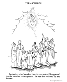Religious Easter coloring pages