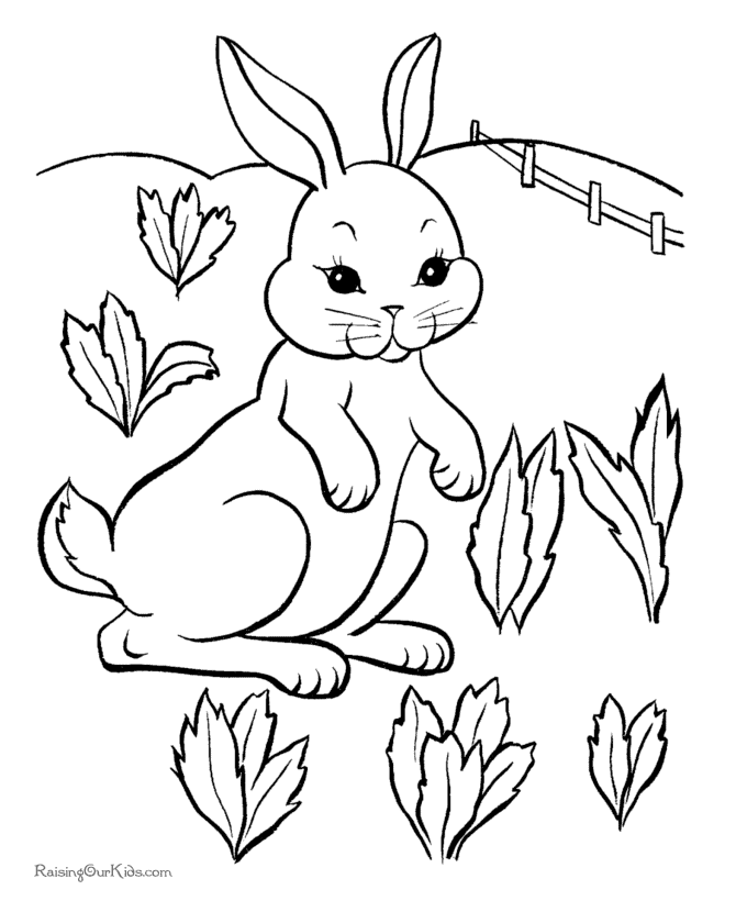 Free Printable Colouring Sheets for Easter - 017
