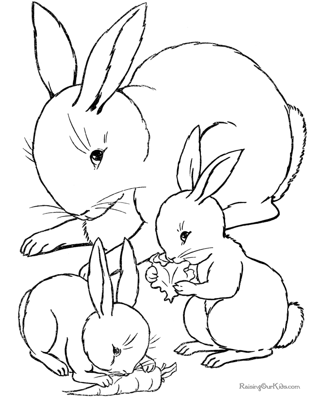 Free Easter sheet to color