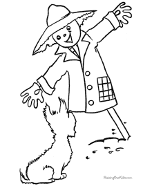 Halloween dog coloring pages