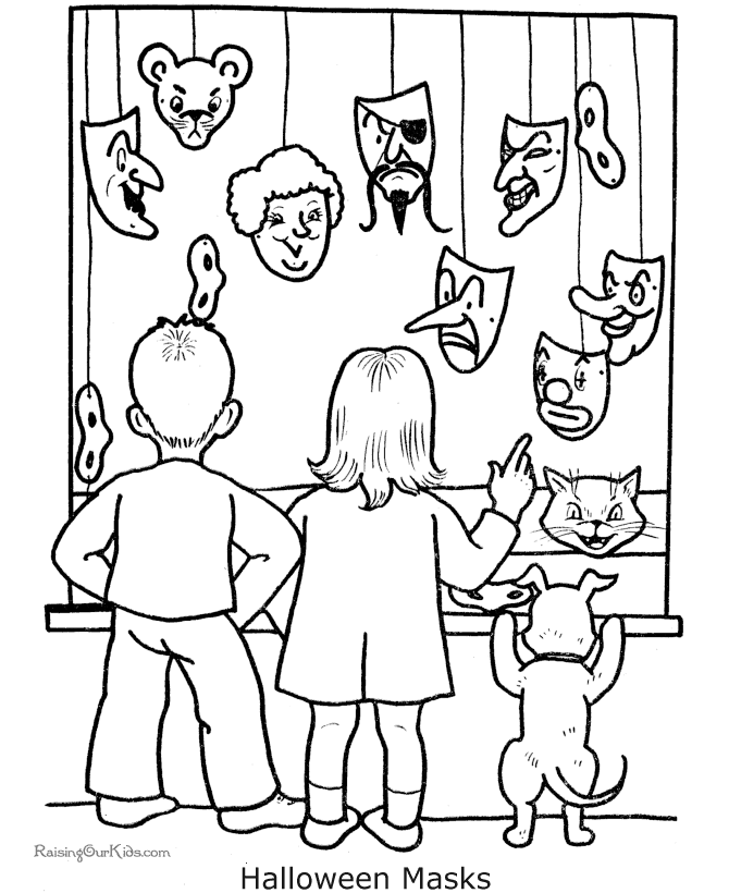 Spooky Halloween coloring pages - 021