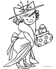 Halloween kids coloring pages