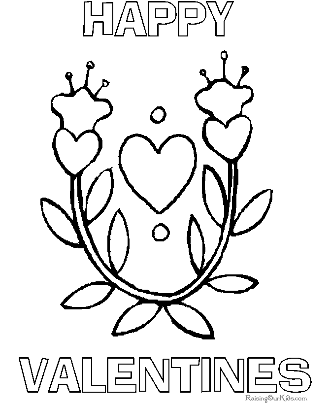 valentine coloring pages for kids to parents - photo #32