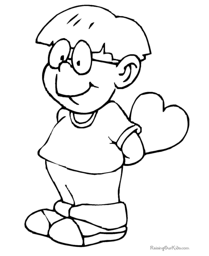valentine day coloring pages for kid - photo #48