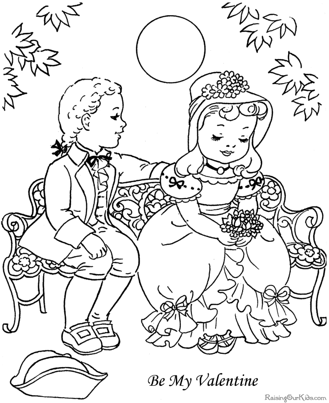 Coloring pages for Valentine