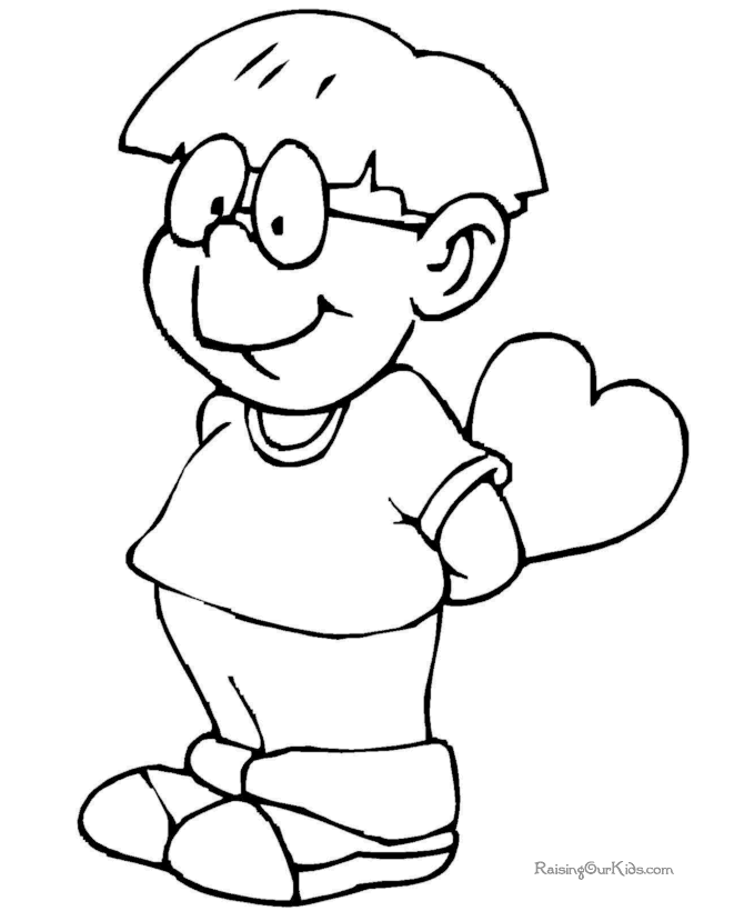 valentine coloring pages for preschool - photo #15
