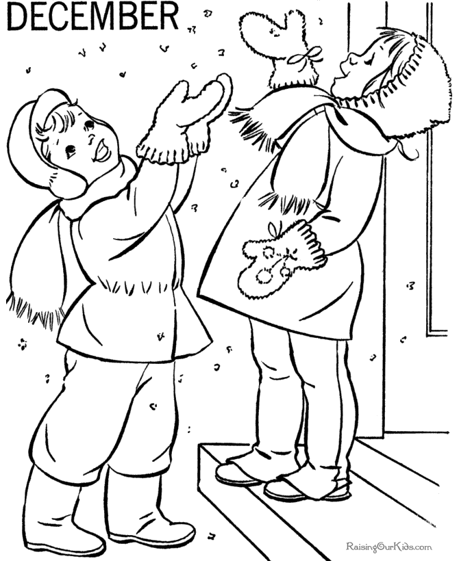december holidays coloring pages - photo #10