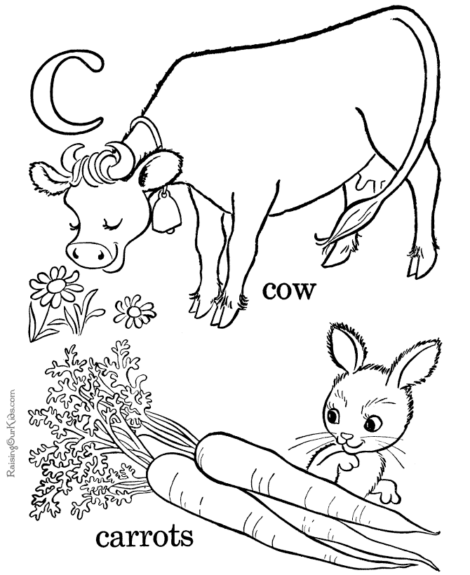 c printable coloring pages - photo #22