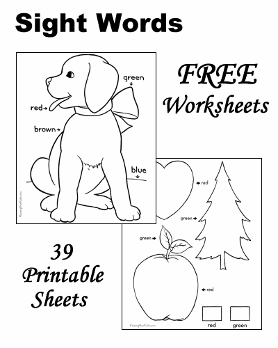 worksheets words raising word sight our sight sight by kids worksheets color  sight words about