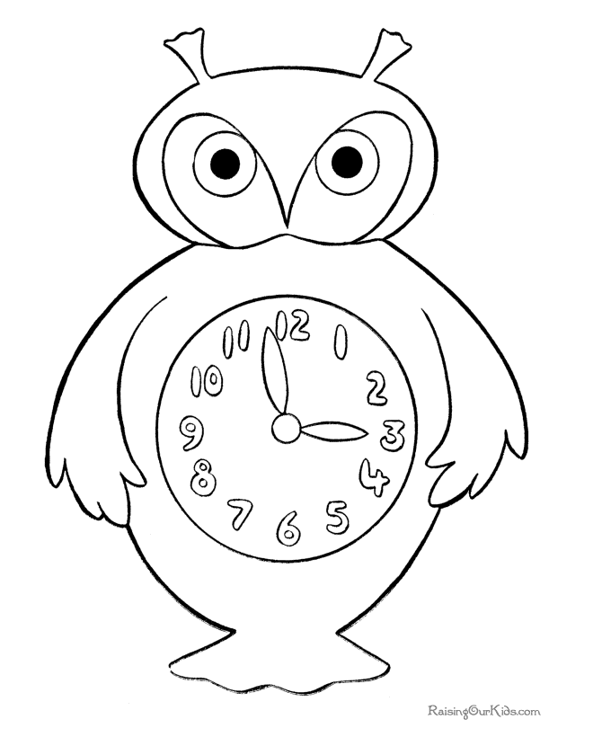 preschool free coloring pages - photo #13