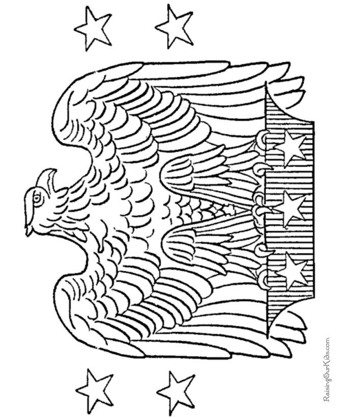 eagle coloring pages images - photo #30