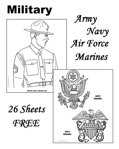 coloring pages united states army - photo #22