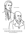 James Monroe facts and coloring page