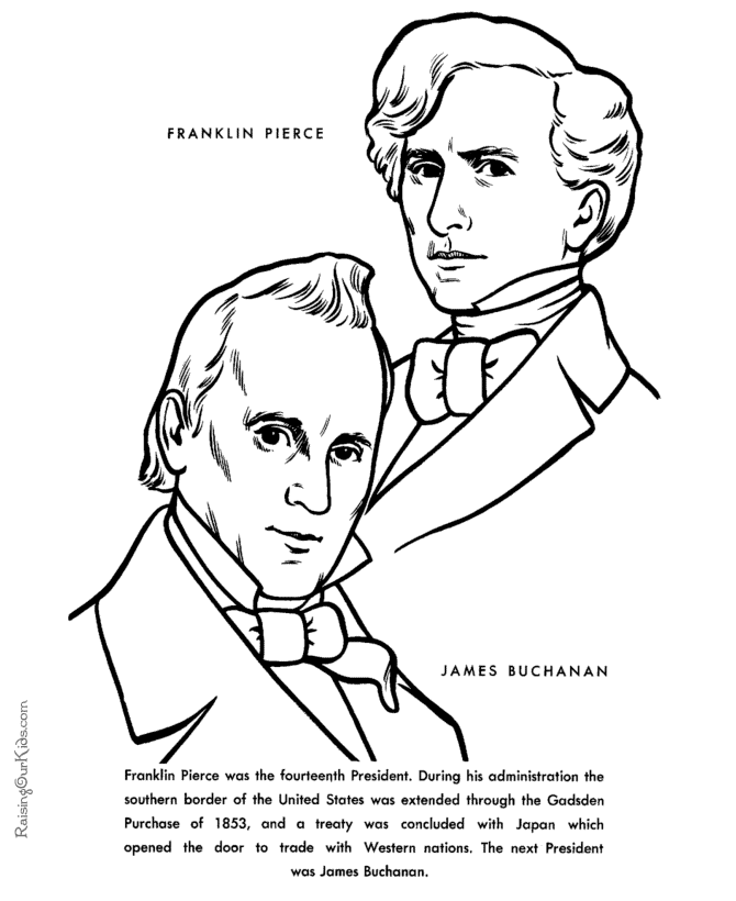 james buchanan coloring pages - photo #3