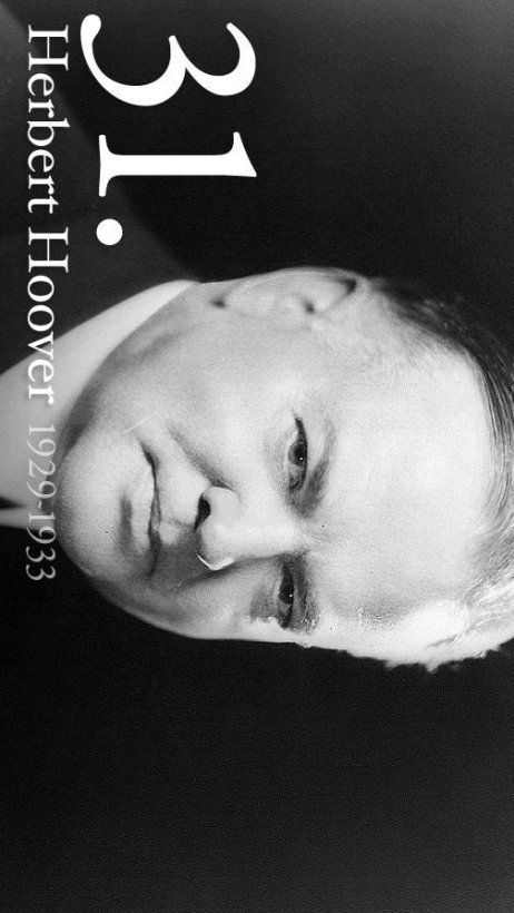 Free printable President Herbert Hoover biography and picture