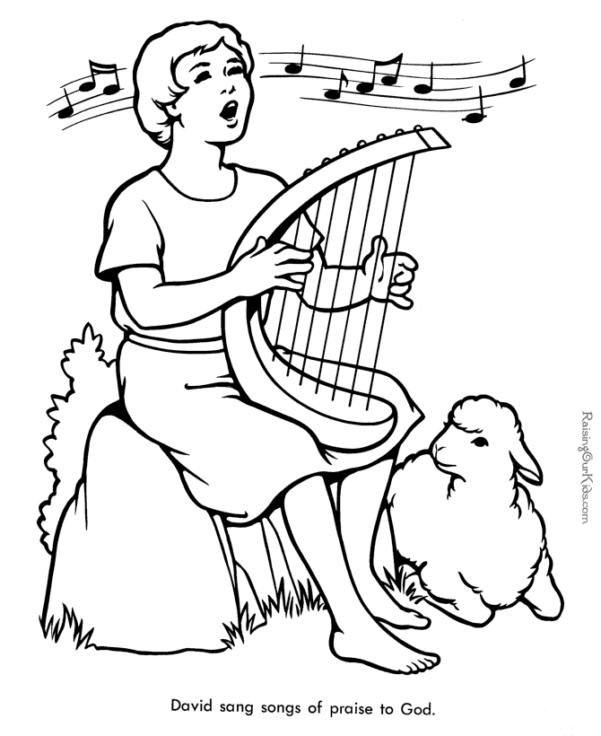 scripture coloring pages free - photo #45