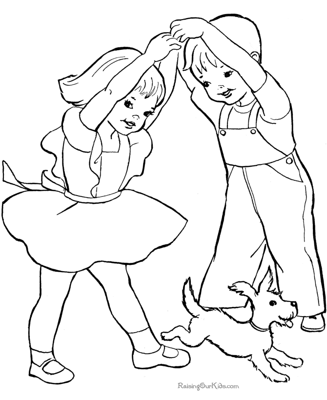 children coloring pages print - photo #25