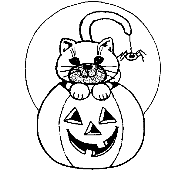 Online Halloween coloring pages