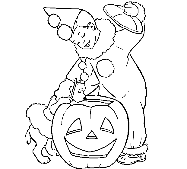 Halloween coloring pictures to print