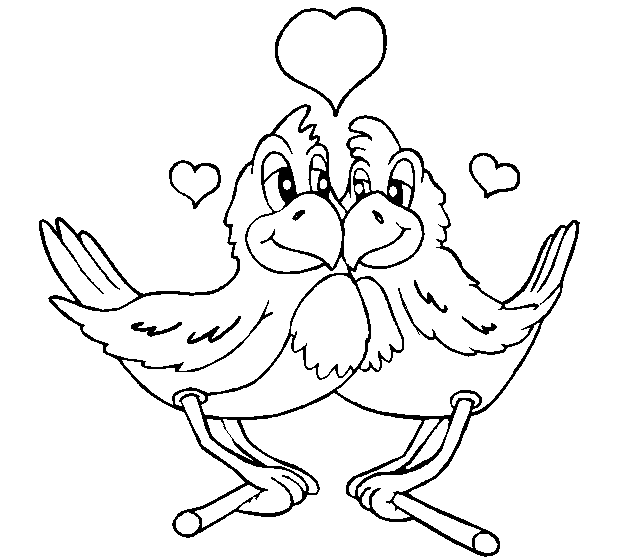 Valentine's Day online coloring