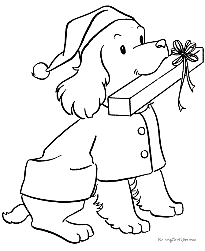Dog coloring book pages
