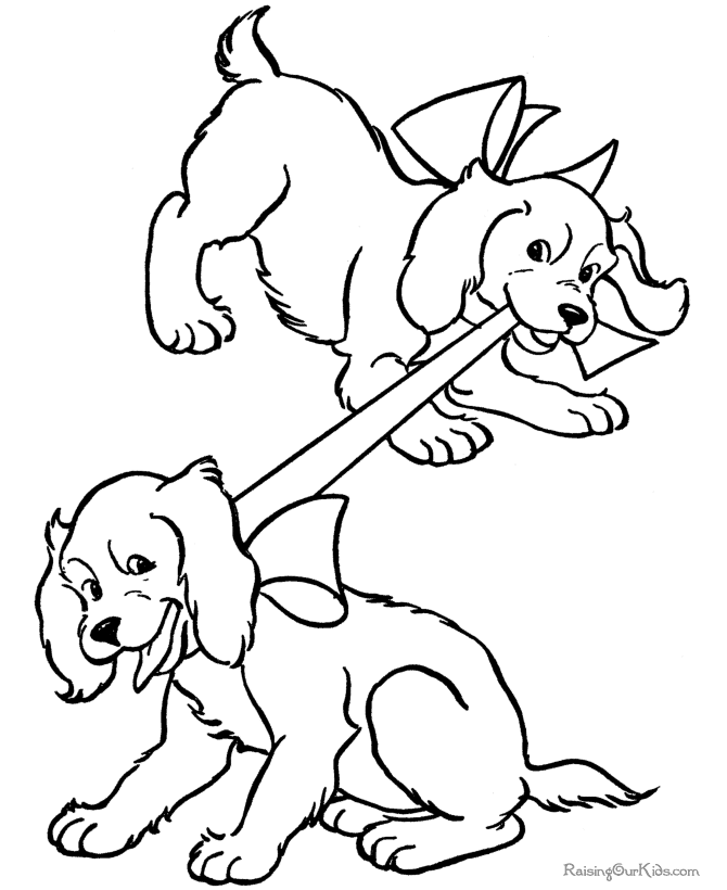 042 dog coloring page