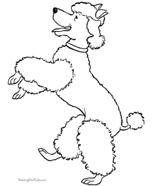 Free puppy coloring pages - Animals