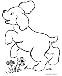 Dog coloring pictures