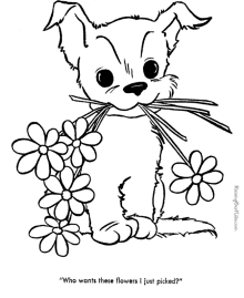 Coloring pages of flowers