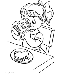 Food coloring pages - 