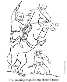Horse coloring pages - printable