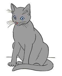 Animal coloring pages - Cat and kitten