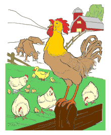 Animal coloring pages - Farm