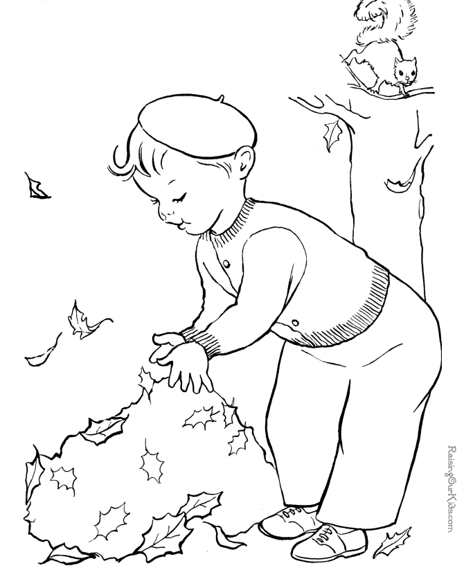 Free printable tree coloring page for kid