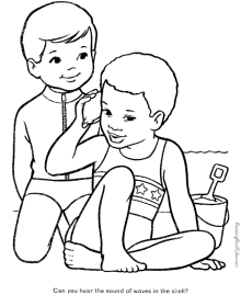 FBeach coloring pages