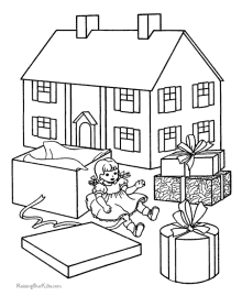 House coloring sheets