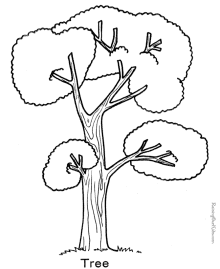 Arbor Day coloring picture
